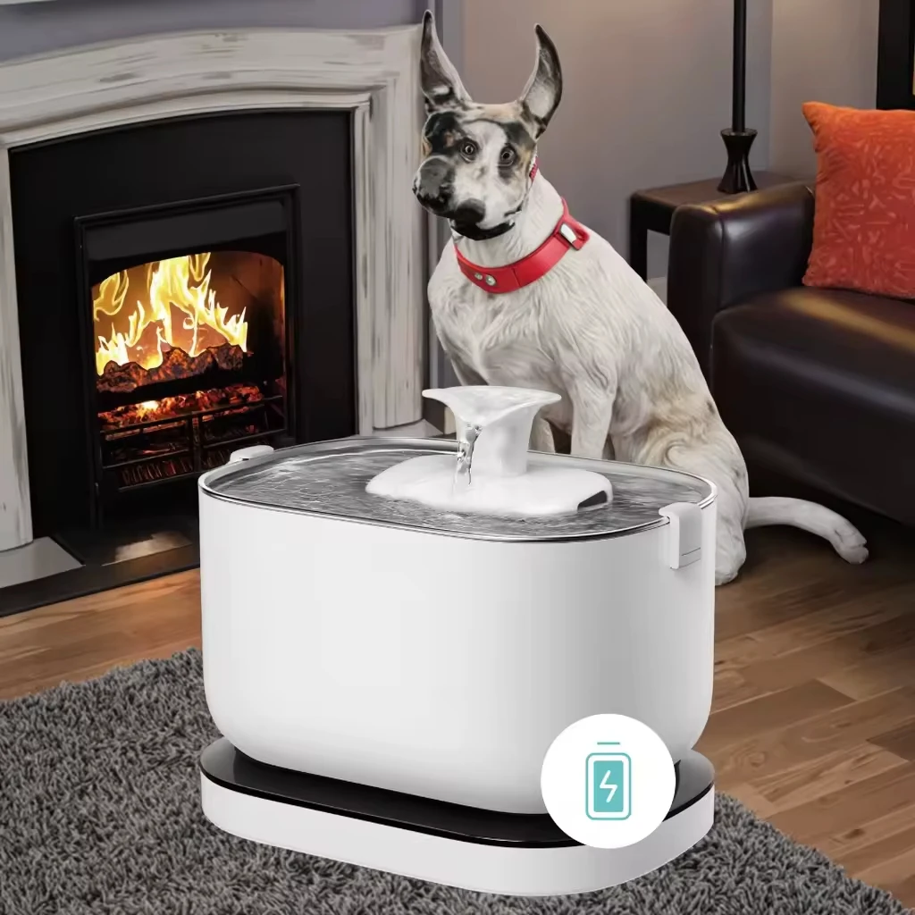 

Automatic Water Fountain Filter Adjustable Drinking Easy Clean 2.5L Smart Pet Cat Water Fountain Dispenser with Two Flow Modes