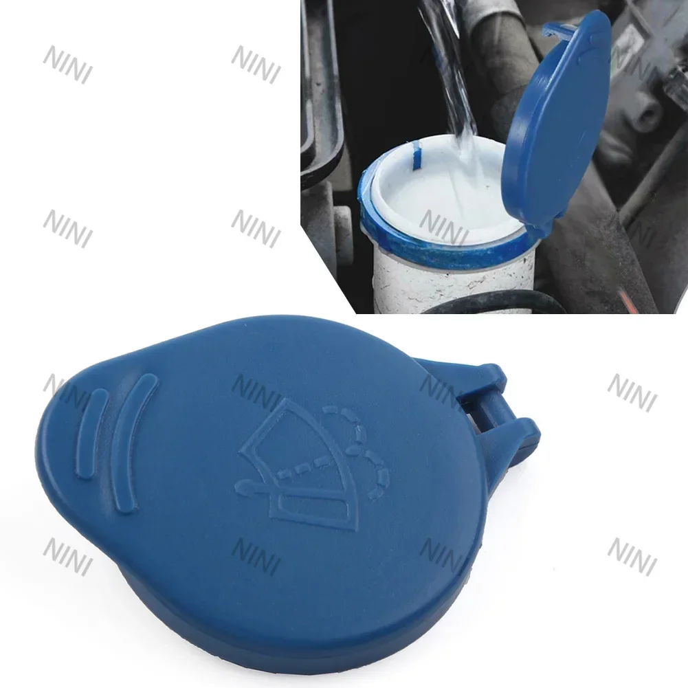 For Ford Foucs MK2 Hatchback Saloon Estate Convertible Blue Windshield Wiper Washer Fluid Reservoir Cover Water Tank Bottle Cap