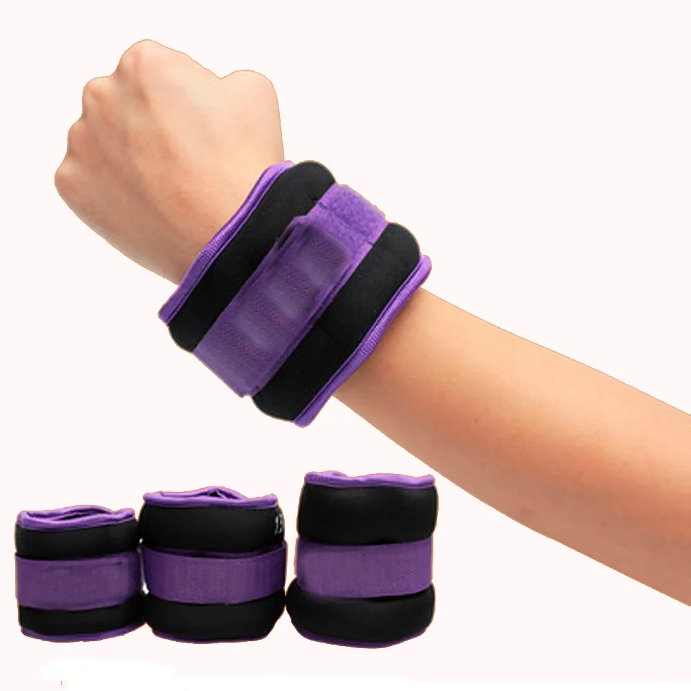 2Pcs Weight Lifting Sports Wristband Gym Wrist support Thumb Bandage Fitness Training Safety Hand Bands Adjustable Adult