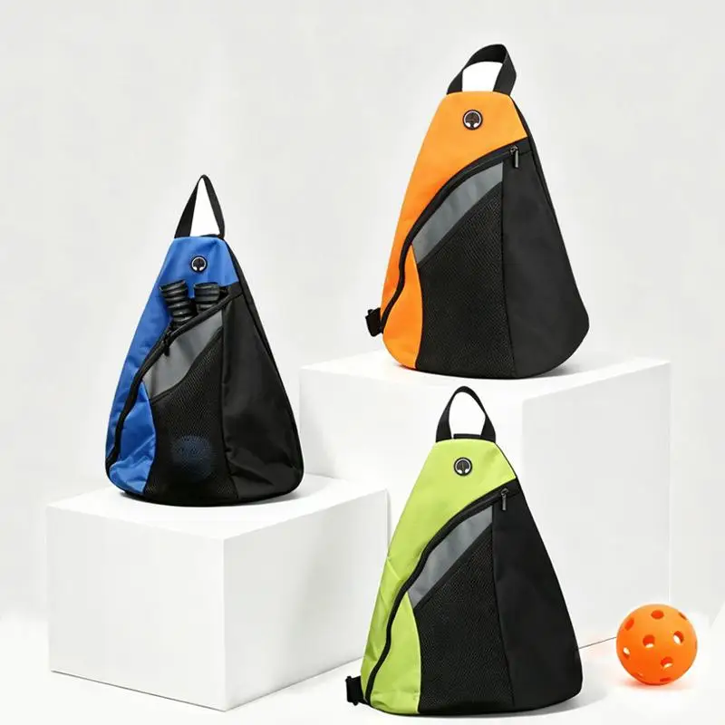 Pickleball Bag Carrier Holds Paddles for Men Women Carrying Beginners with Zipper Equipment Versatile Sports Storage Bag