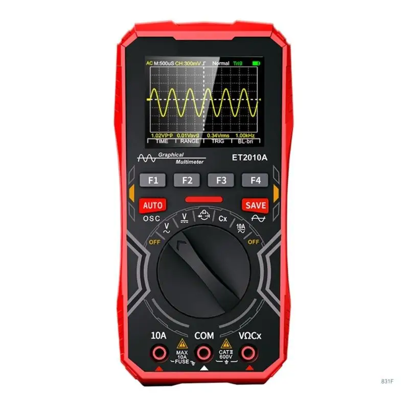 Advanced Digital Multimeter Oscilloscope 1MHz band width  with Data Storage Capability Efficient 2.5Msps Sampling Device