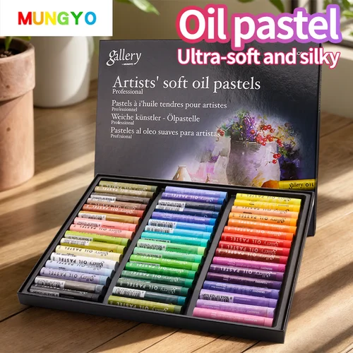 Imagen 1 del producto Juego de Pasteles al Óleo Suaves MUNGYO, Ultra Suaves y Sedosos, Crayones Artísticos de Galería, Profesionales para Dibujar, Graffiti, Materiales de Arte