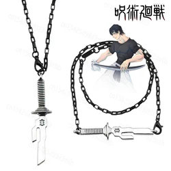 Anime Jujutsus Kaisens collana Unisex Cosplay Fushiguro Toji Spear Heaven Sword arma ciondolo girocollo gioielli accessori regalo