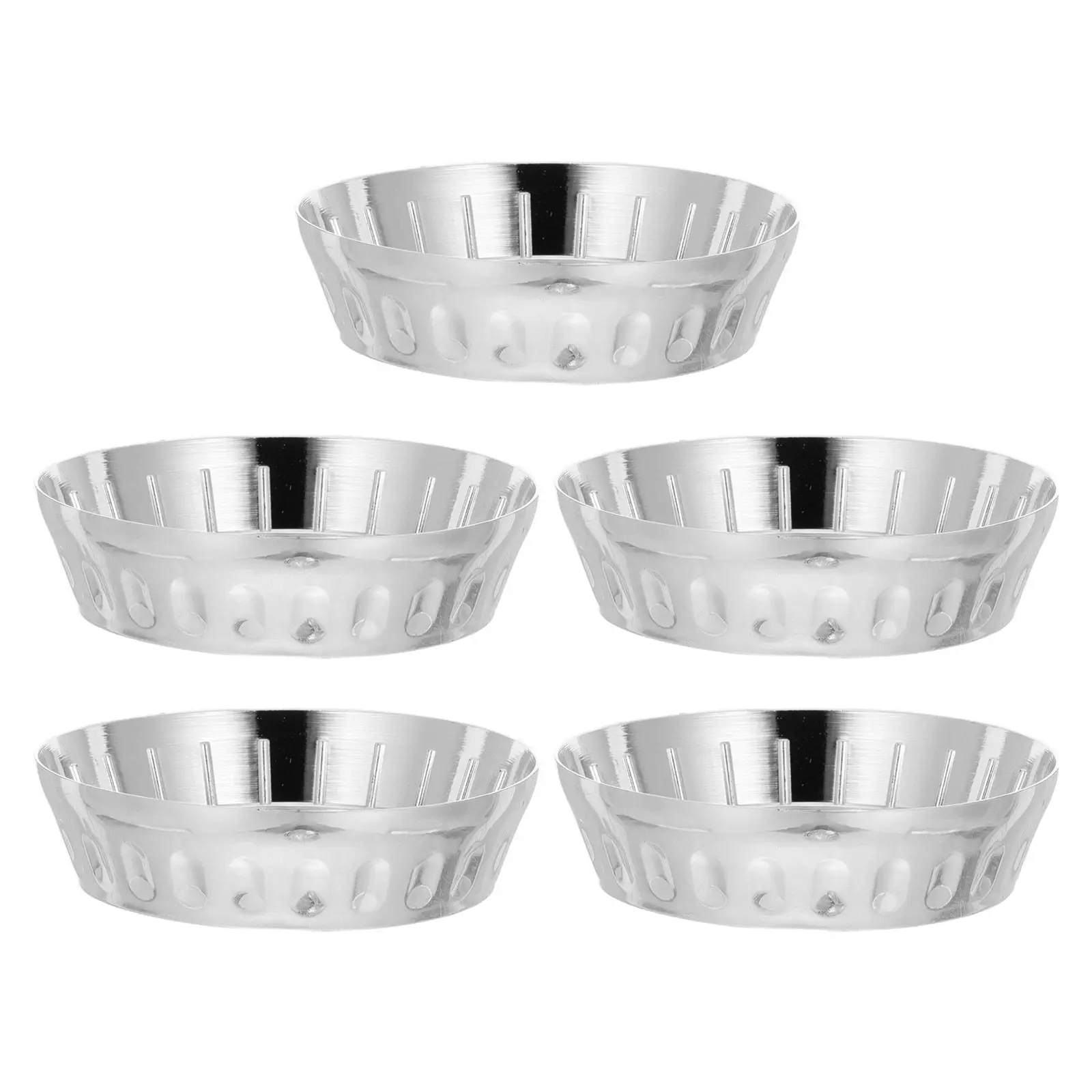 5pcs Bar Stool Base Disc Cover Round Plastic Covering Plate Trim Shroud For Pedestal Chairs Stool Replacement Cover