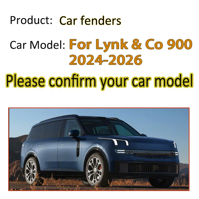

For Lynk Co 900 Body Kit L946 2025 2026 2027 Car Rear Inner Lining MudFlaps Mudguard Wheel Fenders Splashguards Auto Accessories