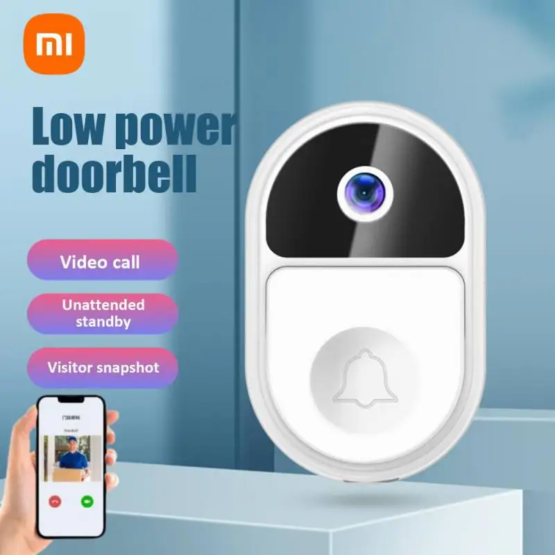 Xiaomi Wifi Door Bell Tuya Smart Video Intercom Doorbell 1080p Ip65 Waterproof Wireless Real Time Intercom Camera Video Doorbell