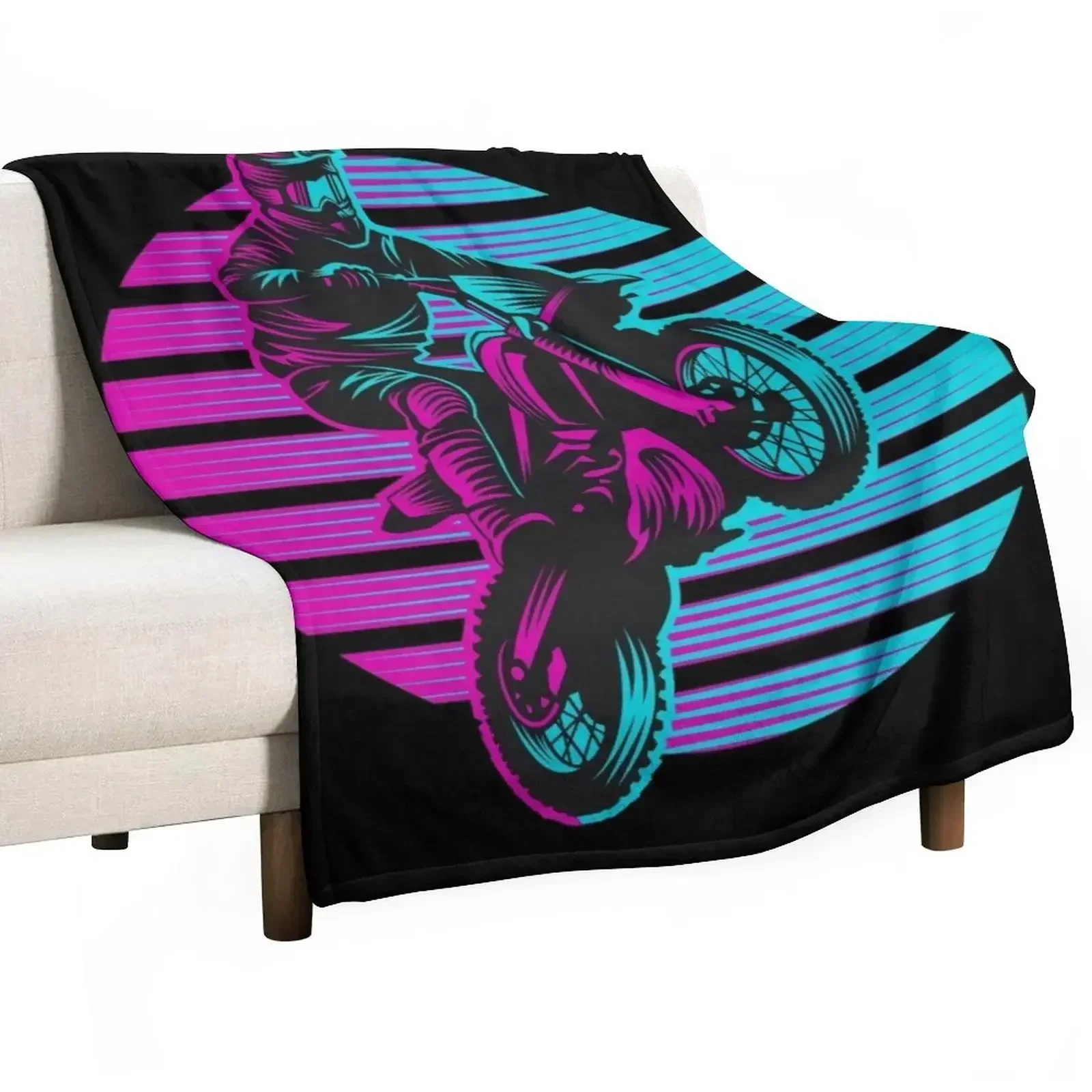 

Motorcycle Motocross Bike Jump Throw Blanket Furrys Comforter Blankets For Sofas Blankets For Baby Blankets