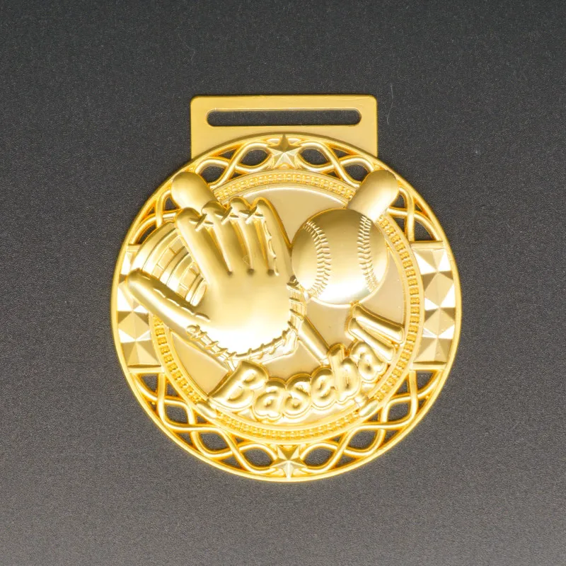 

High-end baseball and softball metal medals - customizable printing - event awarding commemorative plaques