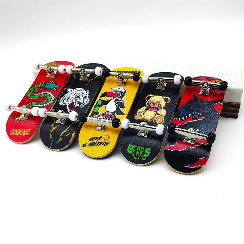 Fingerboard 32MM maple bearing wheel professional fingertip skateboard youth novelty creative toy gift