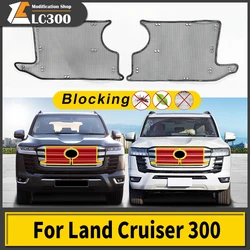 Per il 2022 Toyota Land Cruiser 300 LC300 FJ300 accessori per la modifica esterna griglia anteriore impedisce alle zanzare di entrare nella sabbia