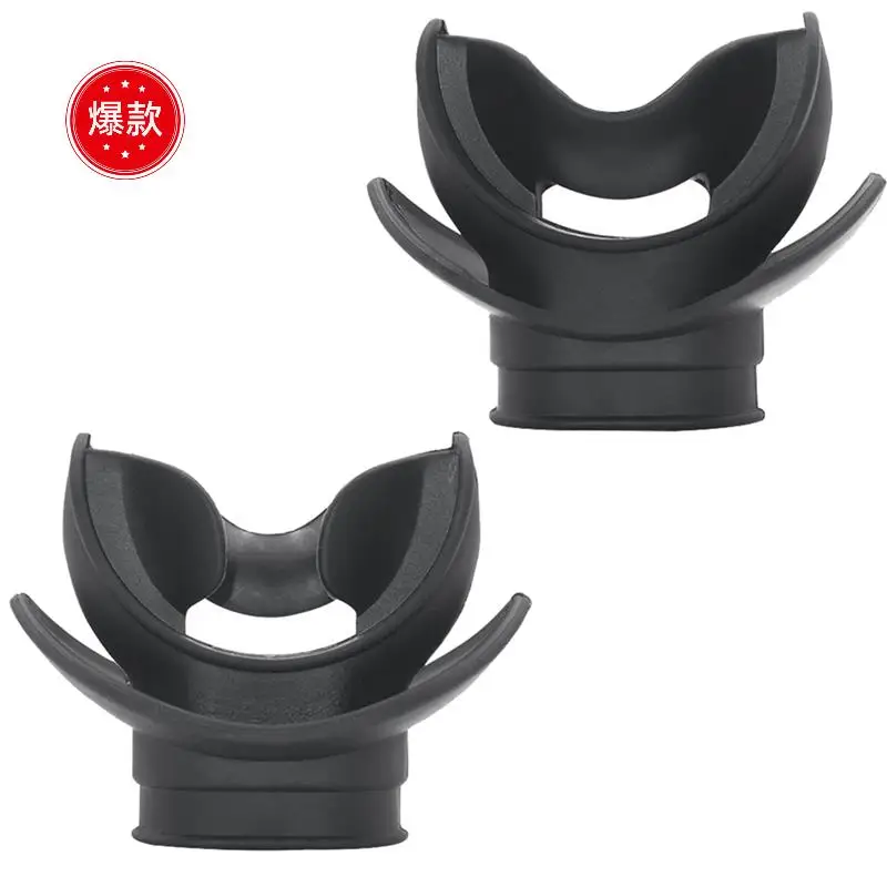 

4X Moldable Silicone Diving Bite Mouthpiece Regulator Scuba Bite Diving Equipment Water Snorkelling Valve Breathing