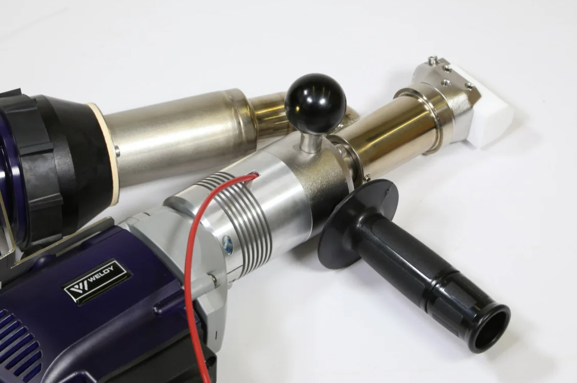 WELDY EX2 3400W Handheld Plastic Extrusion Machine Hot Air Welder Gun with 3pcs Welding Shoe for DIY Craft Home Use