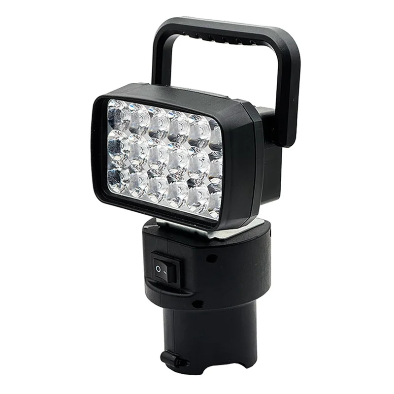 

A74E-18 Beads LED Working Light Spotlight Portable Handheld Lamp For Lomvum Deyun Fuge 12V BL1013B Lithium Battery