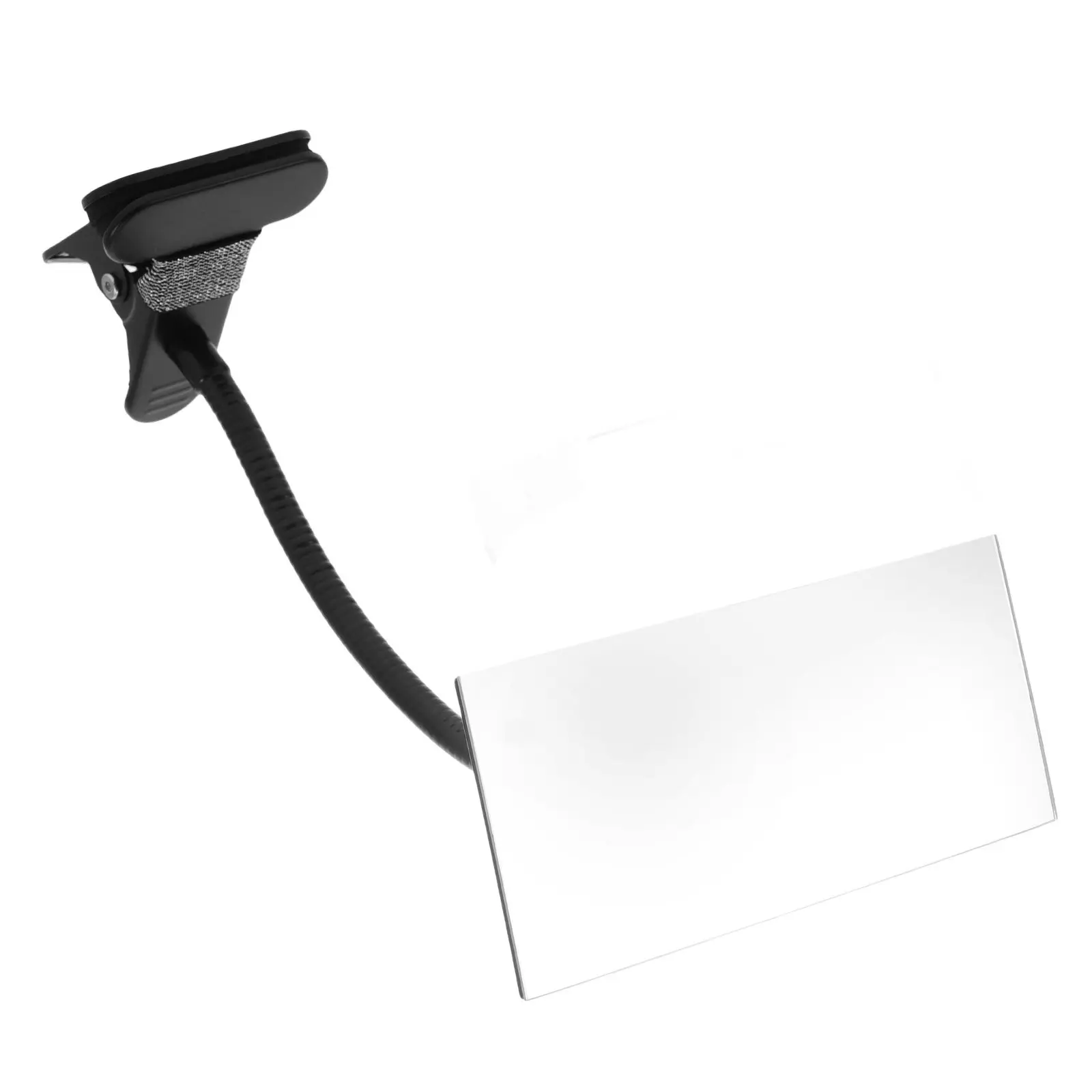 

Clip on Security Mirror Convex Cubicle Desk Monitor Computer Rear View Adjustable Angle Black Mirror Desk Rear View Monitors