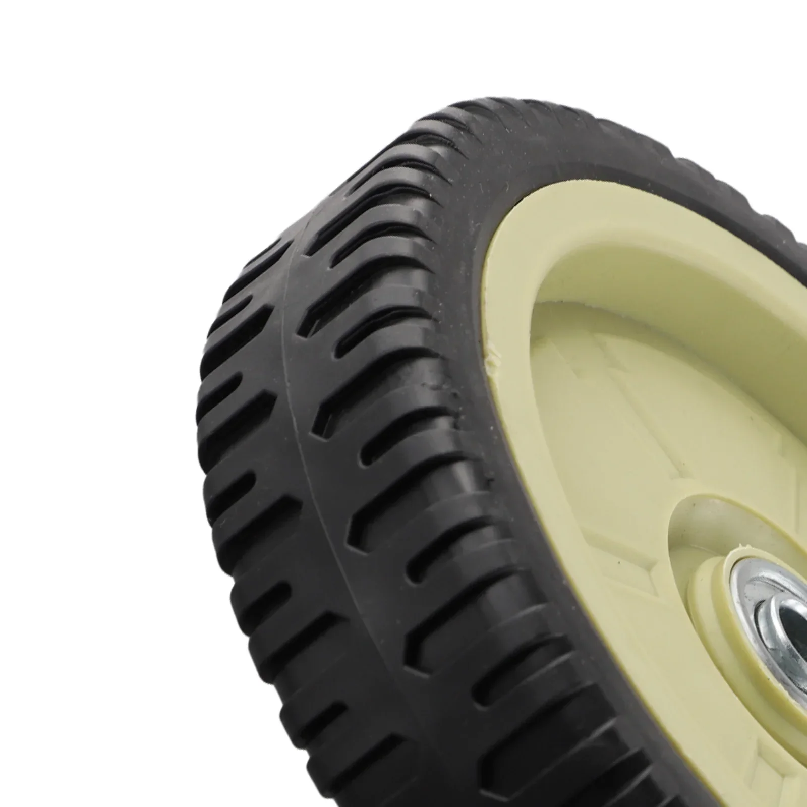 Universal Wheel For Easy Lawn Mower Movements  Smooth And Effortless Maneuverability  Rubber Material  19 5cm Wheel Diameter