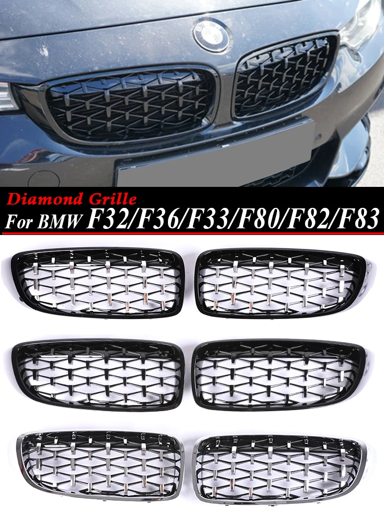 M4 Front Bumper Kidney Facelift M Color Grille For BMW 4 Series F32 F33 F36 F80 F82 F83 2013-2020 420i 428i 430i Car Accessories