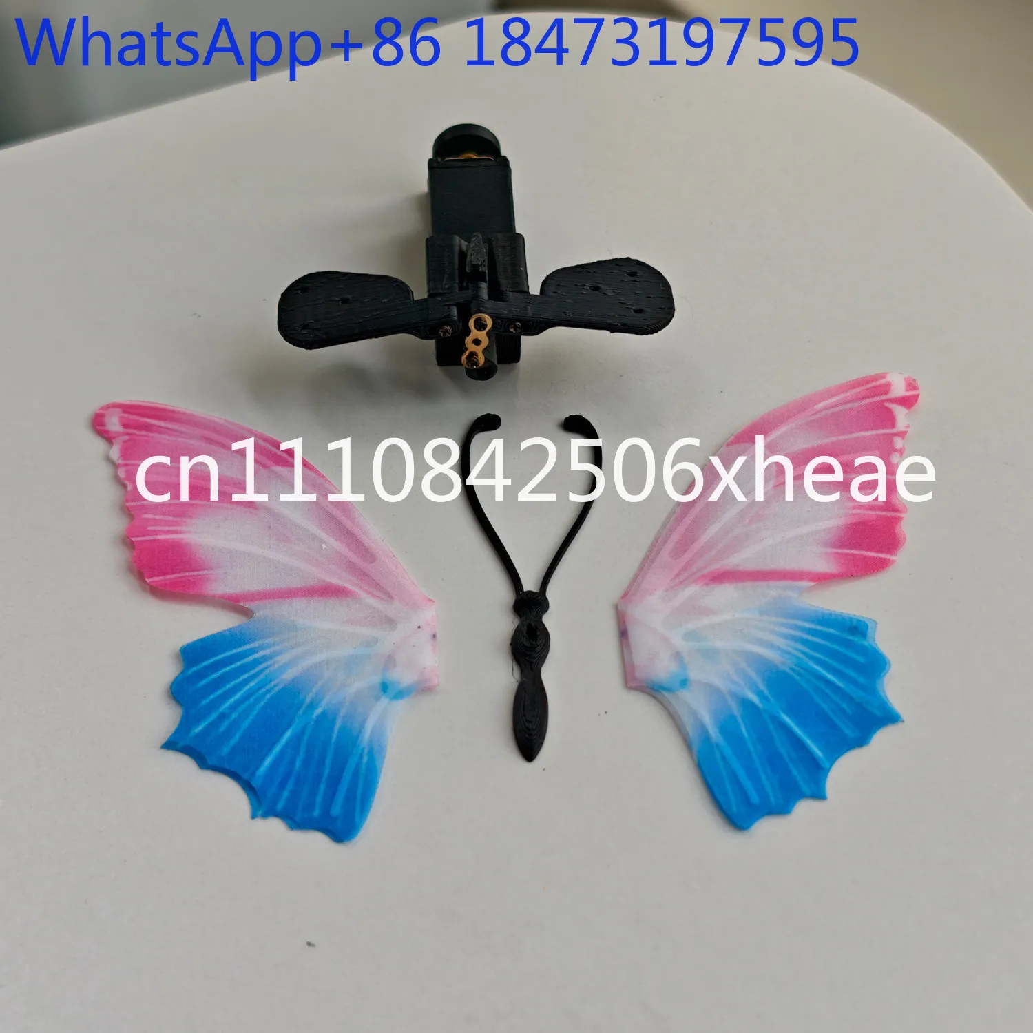 Electric butterfly automatic opener, wing fanning device, moving butterfly, special DIY jewelry