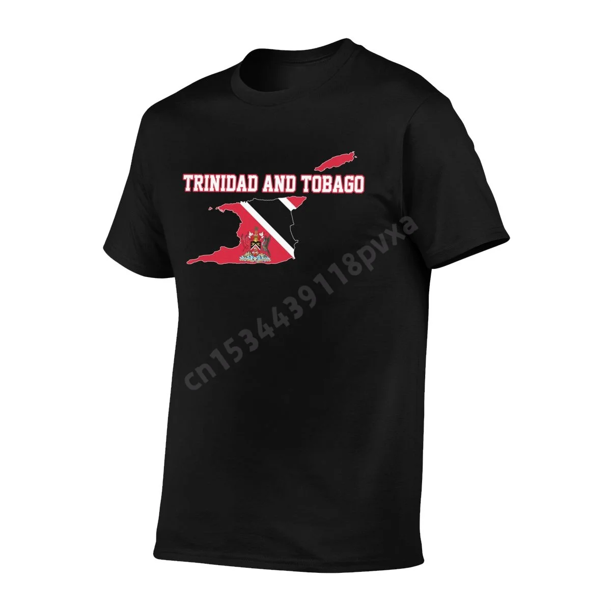 Trinidad And Tobago Flag Country Map IT'S IN MY DNA Men Women T-shirt Boys Tees T Shirt Hip Hop Tshirts XS-5XL 100% Cotton
