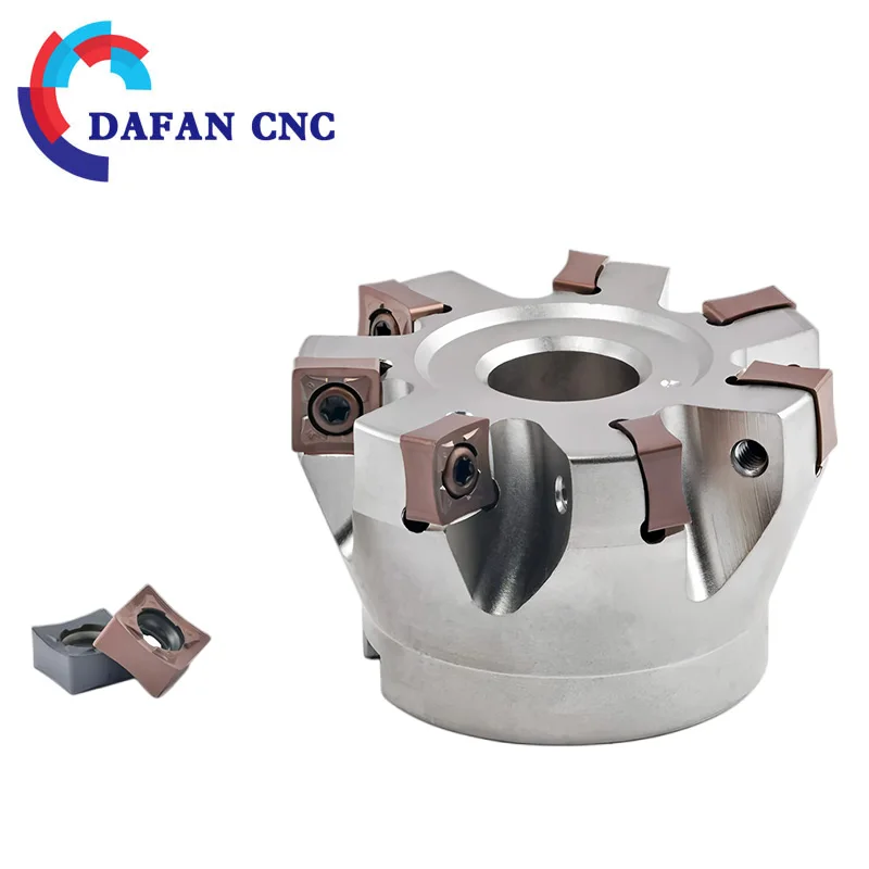 

88 Degree Mfb288 Fast Feed Face Milling Cutter Disc Equipped With Snmu1206 Milling Blade, For Rough And Heavy Cutting