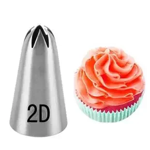 7pc Pastry Nozzles Tulip Icing Rose Russian Flower Icing Piping Cake Decorating Tools Nozzle Cream Cupcake Baking Accessories