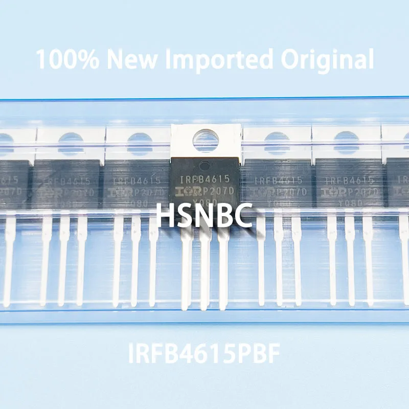 

10Pcs/Lot IRFB4615 IRFB4615PBF TO-220 150V 35A MOSFET Power Transistor 100% New Imported Original