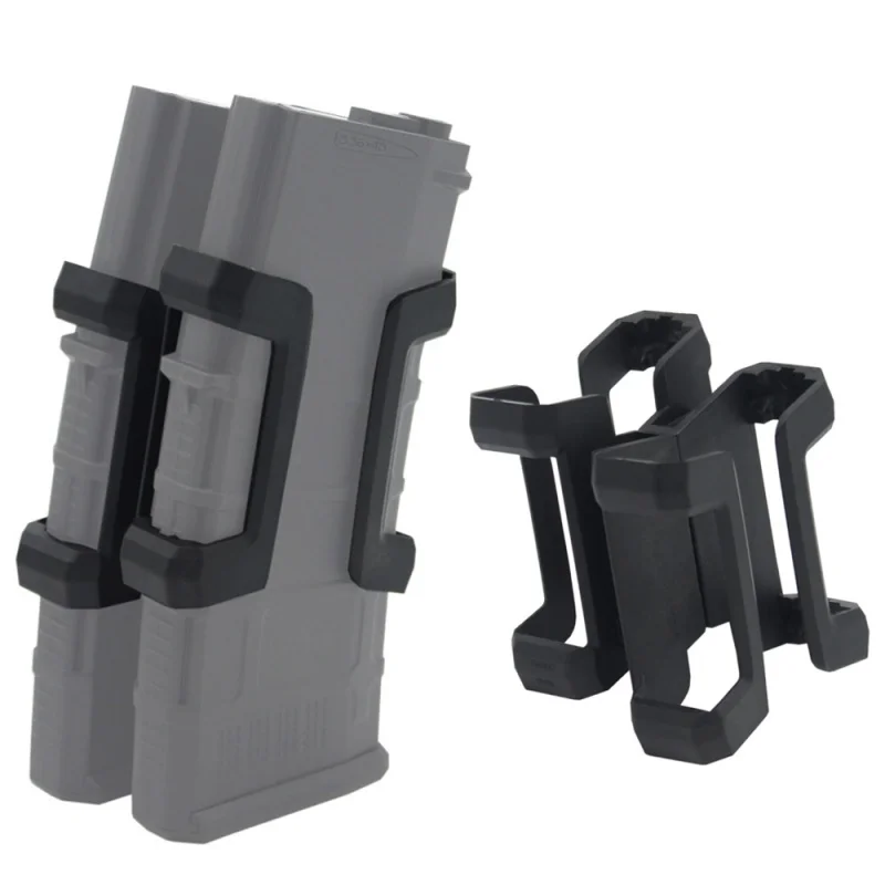 Tactical Rifle 5.56 M4 Magazine Coupler Clip Mag Parallel Connector Clamp For M4 M16 Hunting Accessory