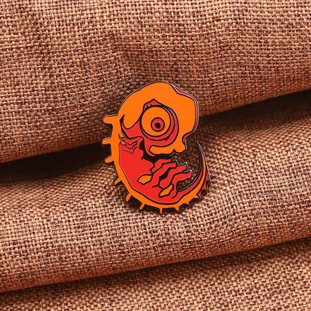 Anime EVA First Apostle Adam Embryo Enamel  Brooch Lapel Pin Backpack Badge Fashion Jewelry Accessories Gift For Friends