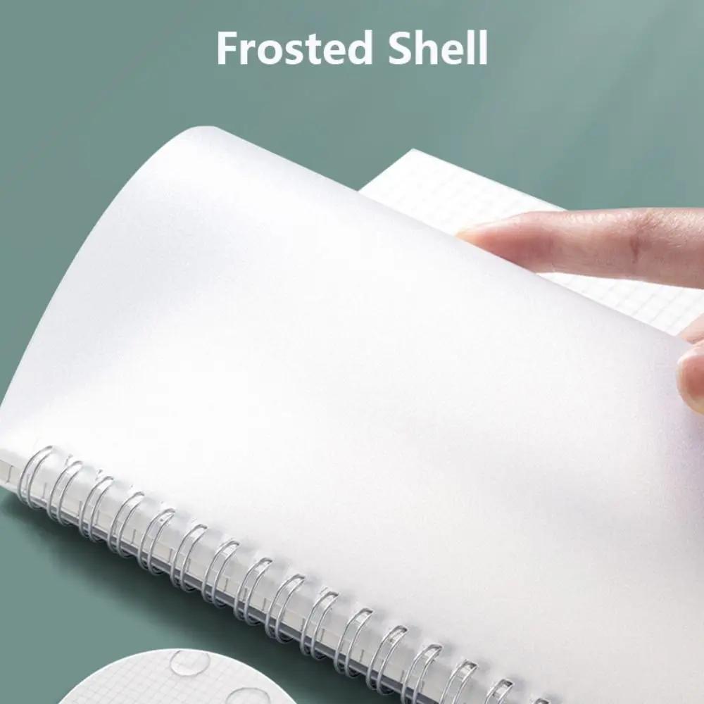 A5/B5/A4 Coil Notebook Grids/Blank/Horizontal Line Flip Over Spiral Notebook 80Sheets Sketchbook School Office Supplies