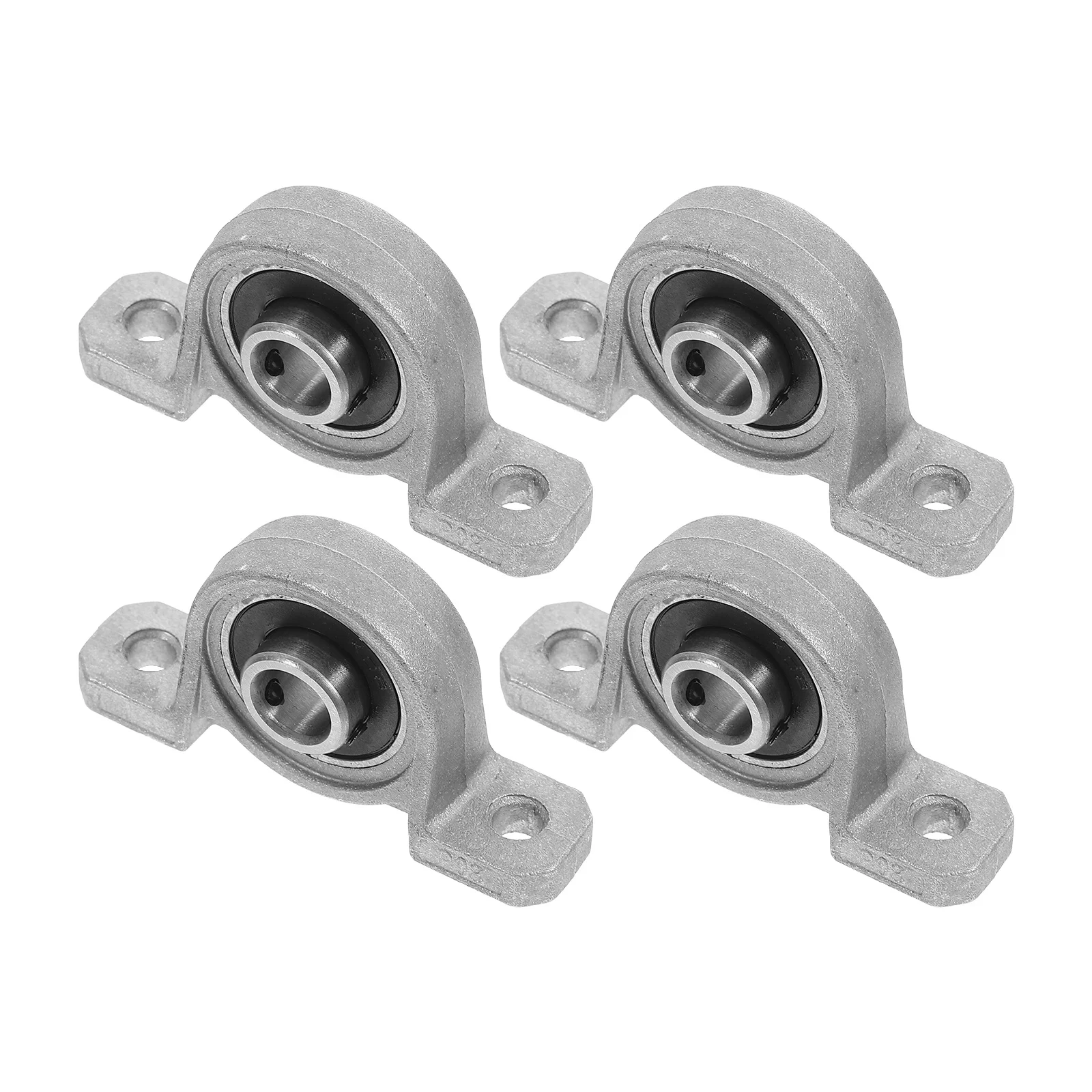 

4Pcs High Precision Zinc Alloy Bearing Housings 8mm Bore for DIY and Professional Use in Confined Spaces Center Support Bearings