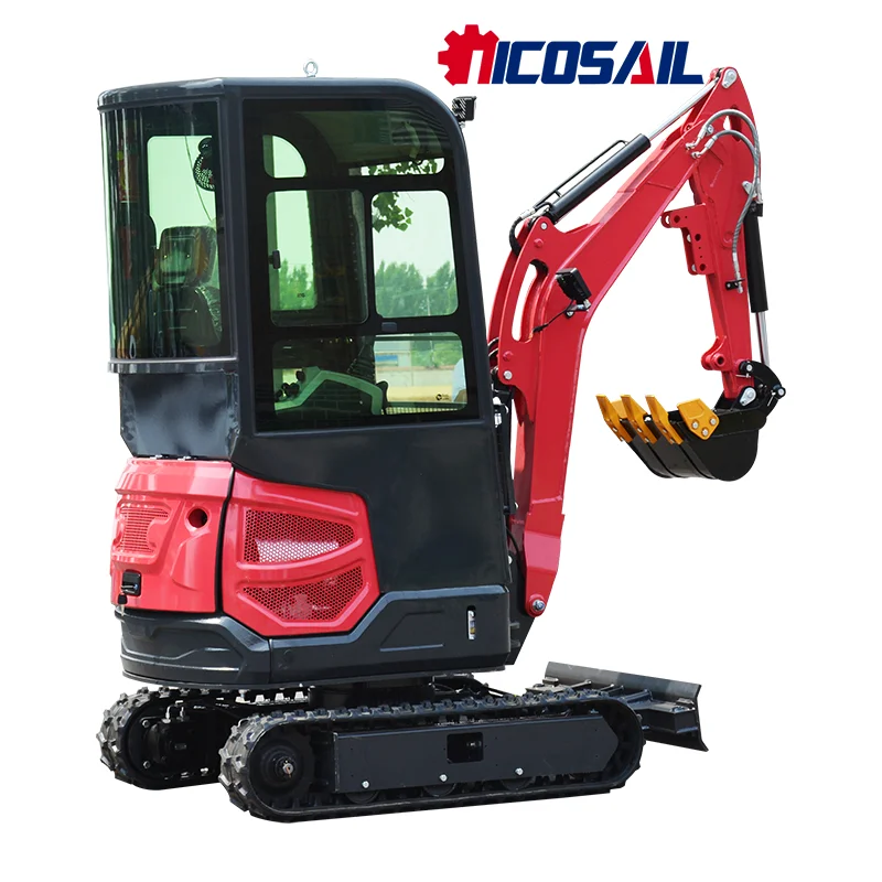 

Customized 1800kg Small Diesel Engine Excavator with Hydraulic Bucket Excavator Factory New Model Popular in Indonesia