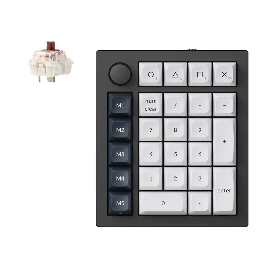 Keychron Q0 Max QMK Custom Number Pad with Gateron Jupiter