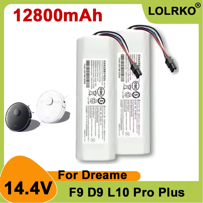 

14.4V 12800mAh Battery X10+PLUS B101CN OMNI 1S for Xiaomi Mijia and Dreame F9 D9 L10 Pro Plus S10 S20 X10 Sweeping Mopping Robot