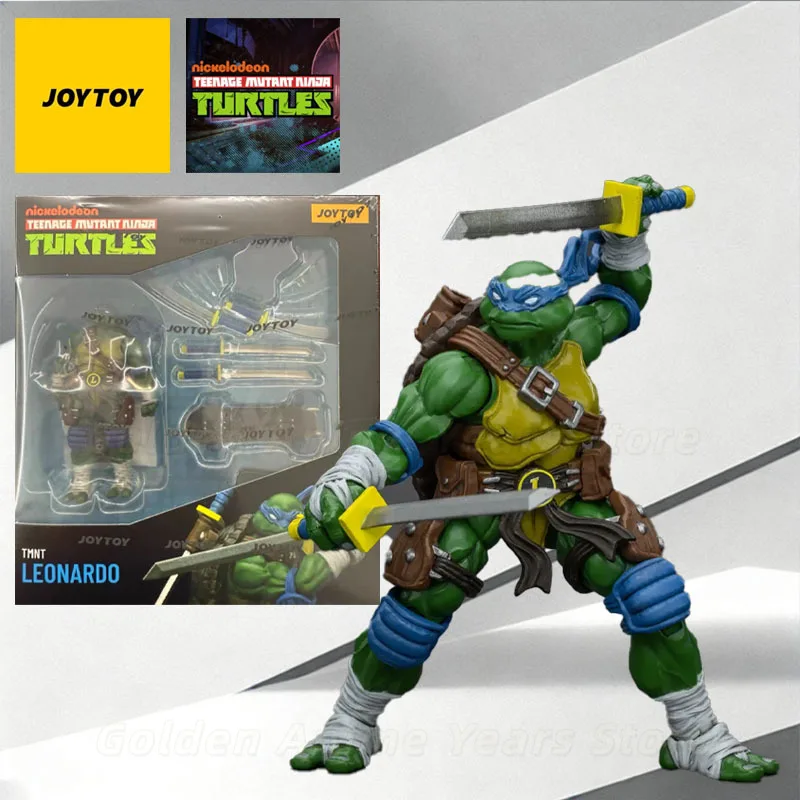 JOYTOY Original Model Kit Teenage Mutant Ninja Turtles Michelangelo Anime Action Figure Collectible Model Toys for Boys - view 5