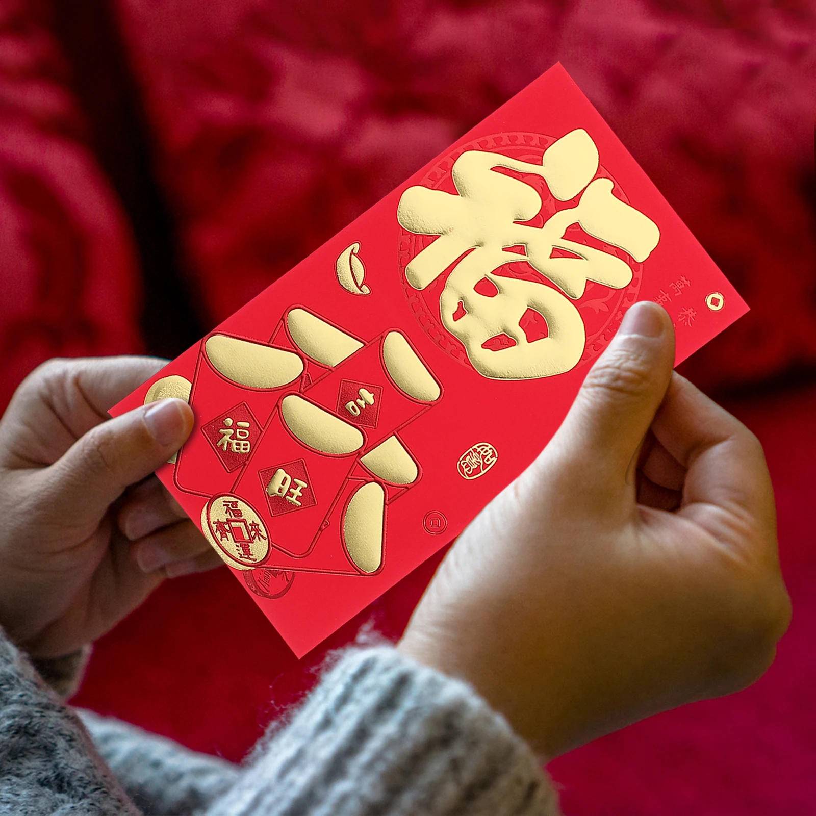 

30 Pcs Cartoon Red Envelope Envelopes for Cash Hong Bao Chinese Lunar New Year Decorations Packets of The Dragon Lucky Money