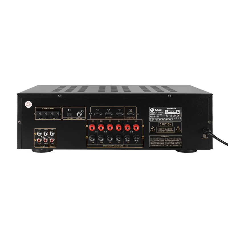 Hot sale model fm home theater receiver 6 channel sound car audio amplifiers