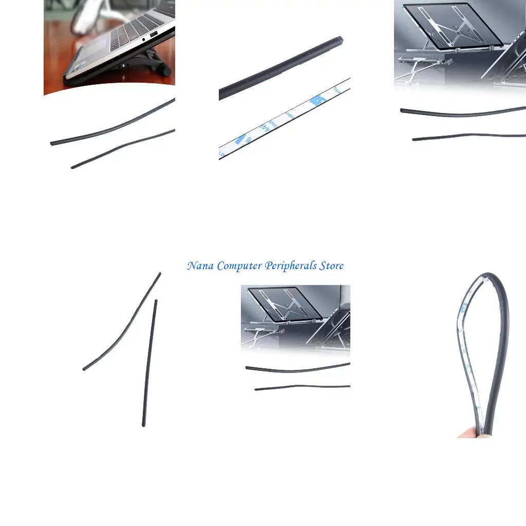 

F68C 2PCS Клейтные наклейки для ног для широты.