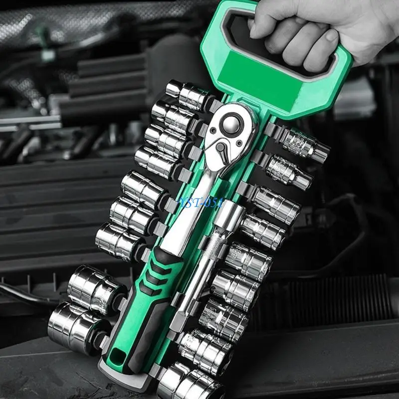 

E15A Ratchet Spanner Set Featuring Ergonomic Handle And Corrosion Resistant Surfaces