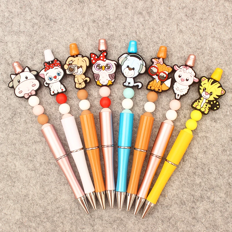 Creative Fashionable Animal Friends Style DIY Ballpoint Pen Boy Girl Student School Hospital Men Women Nurse Ball Pen