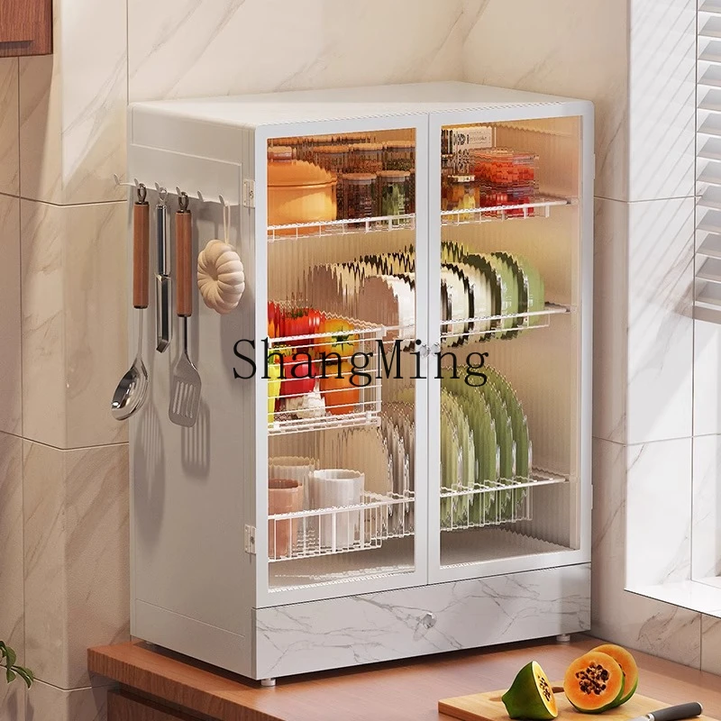 

SM Home Premium Sense Countertop Shelf Cupboard Drain Kitchen Multifunctional Storage Rack