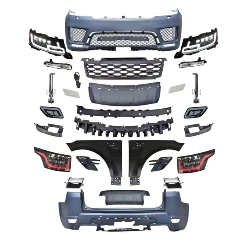 Newest Facelift Conversion For Range Rover Sport L494 2013-2017 Upgrade To 2018-2022 OE Style Body Kit Car Accessories