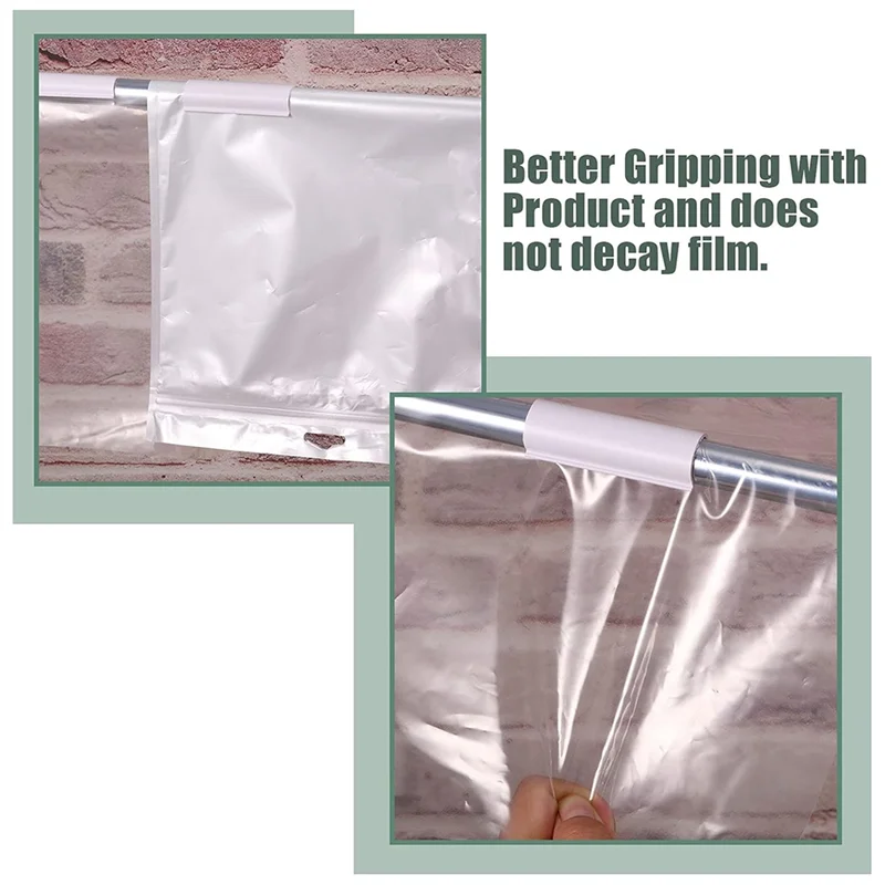 A44F-32 Stück Schnappklemme für PVC-Rohrbücher, Reihenabdeckungen, Poolabdeckungsclips, Unterstände, Vogelschutz (für 1/2 Zoll PVC-Rohr)