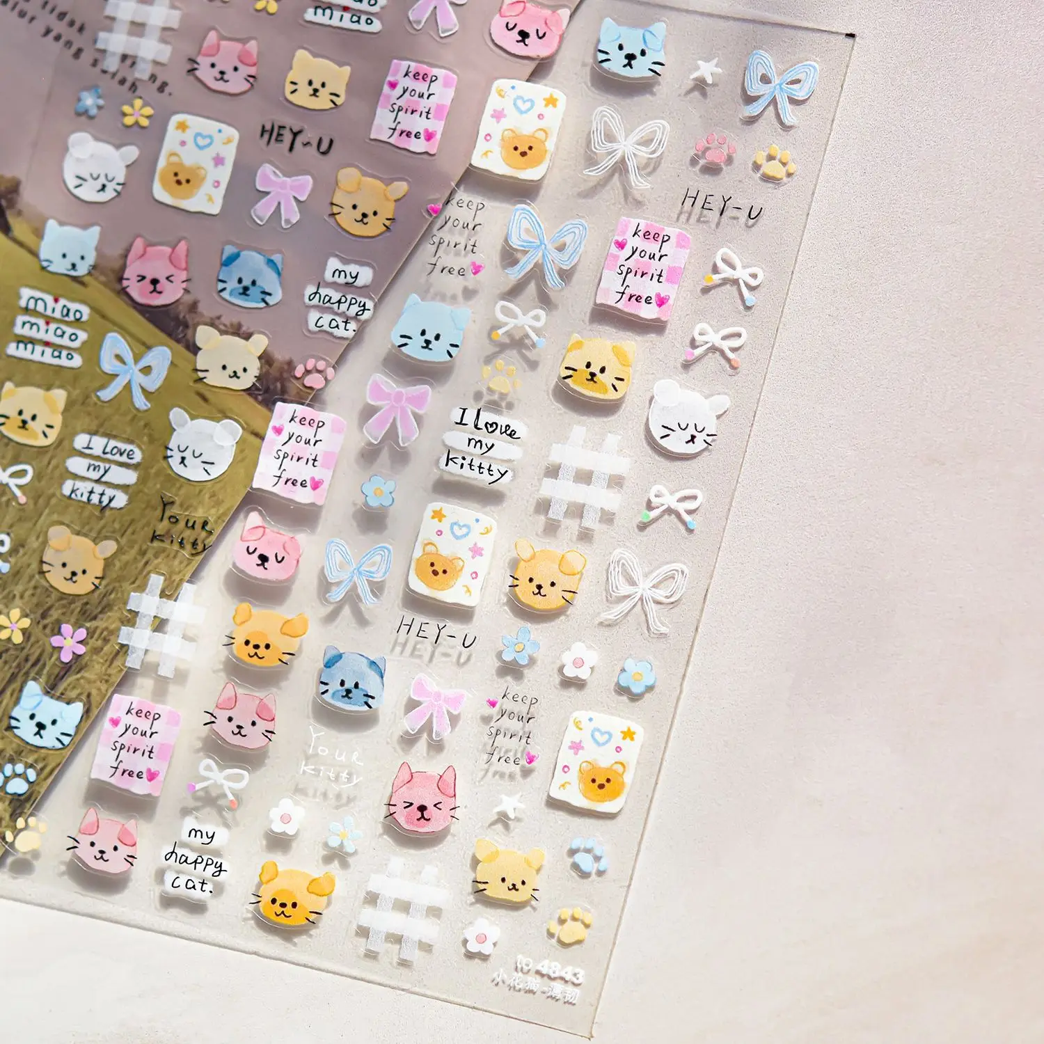 5D Summer Bikini Beach Nail Decal Swim Ring Duck Seashell Fish Balloon Coconut Tree Watermelon Seashell Starfish Nail Art Sticke