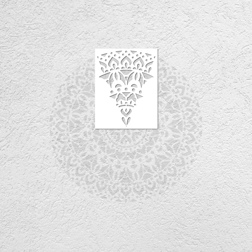 70cm - 110cm Stencil Wall For Plaster Painting Template Furniture Makers Decorative Decors Big Large Mandala Ceiling Round S065