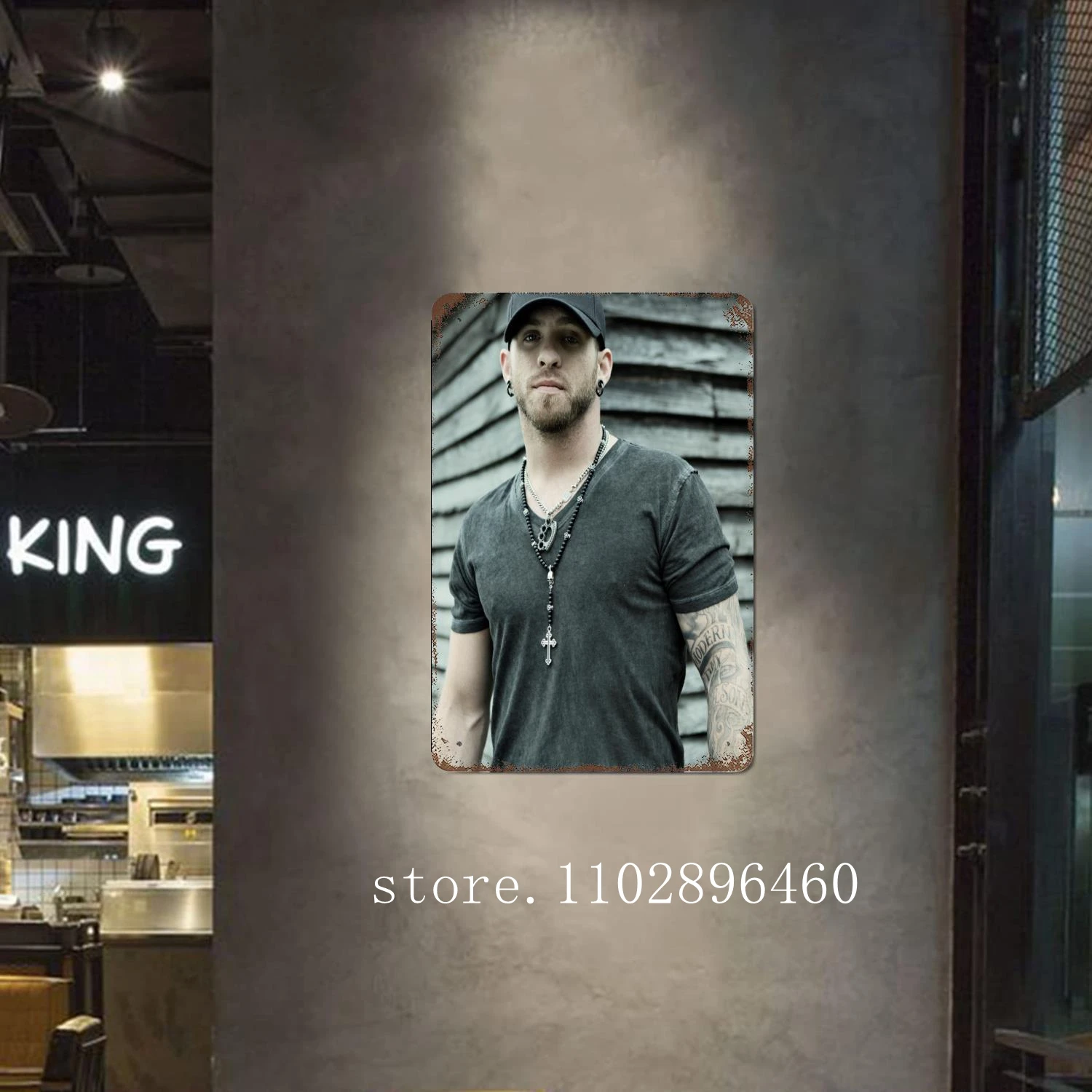 brantley gilbert Metal Plaques & Signs wall decor Vintage Tin Signs Captain Metal Poster Decor for Bar Pub Club Wall Decoration image 3