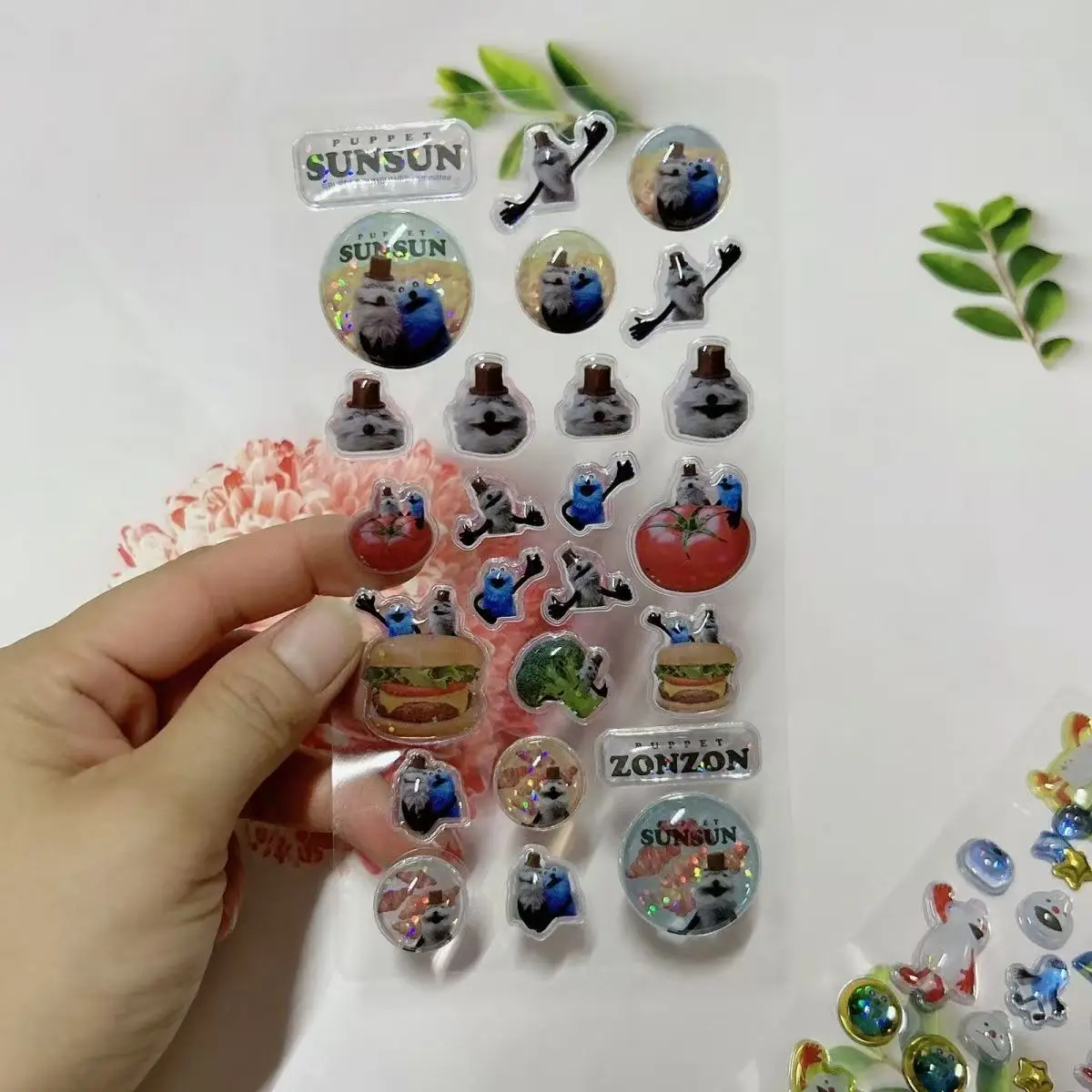 Stiker Relief 3D Disney Kamio Baru Stiker Kartun Stiker Pvc untuk Casing Ponsel Aksesori Diy Dekorasi Kreatif Laptop Skateboard