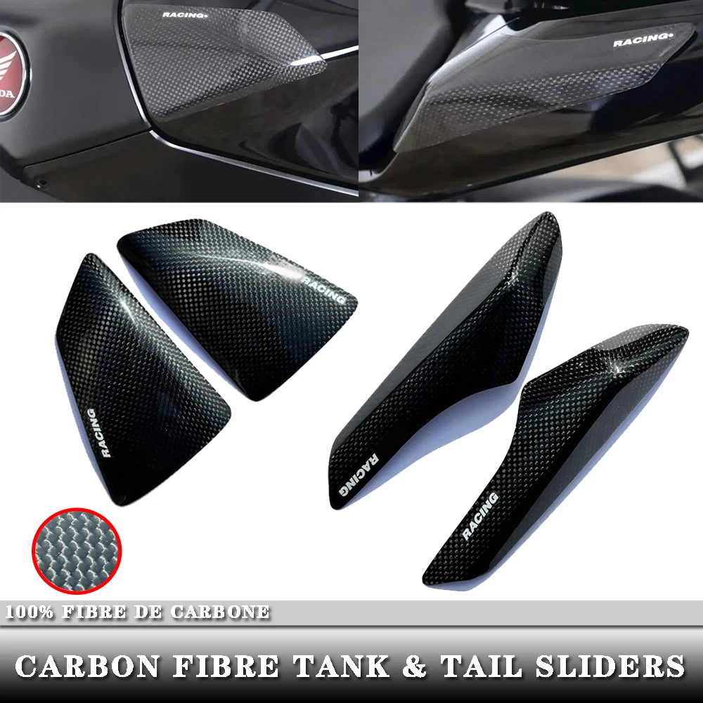 

Для Honda cbr1000rr-r sp CBR1000RR-R/SP 2020-2025 мотоциклетные действительно бак из углеродного волокна и защитные ползунки для хвоста