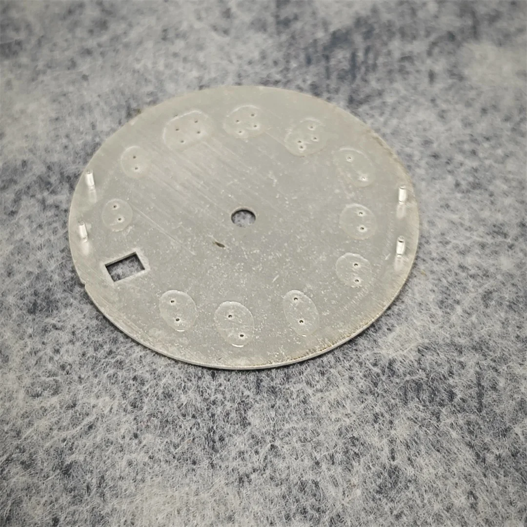 28,5 mm Zifferblatt mit Sonnenmuster, arabisches Alphabet mit Datum, Zifferblätter, Ersatzzubehör für NH35/NH36-Uhrwerk