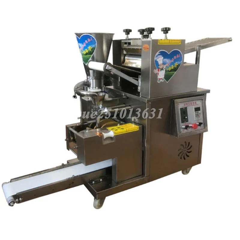 

Commercial Double Head Automatic Dumpling Maker Machine Multi-Function Dumpling Samosa Making Machine