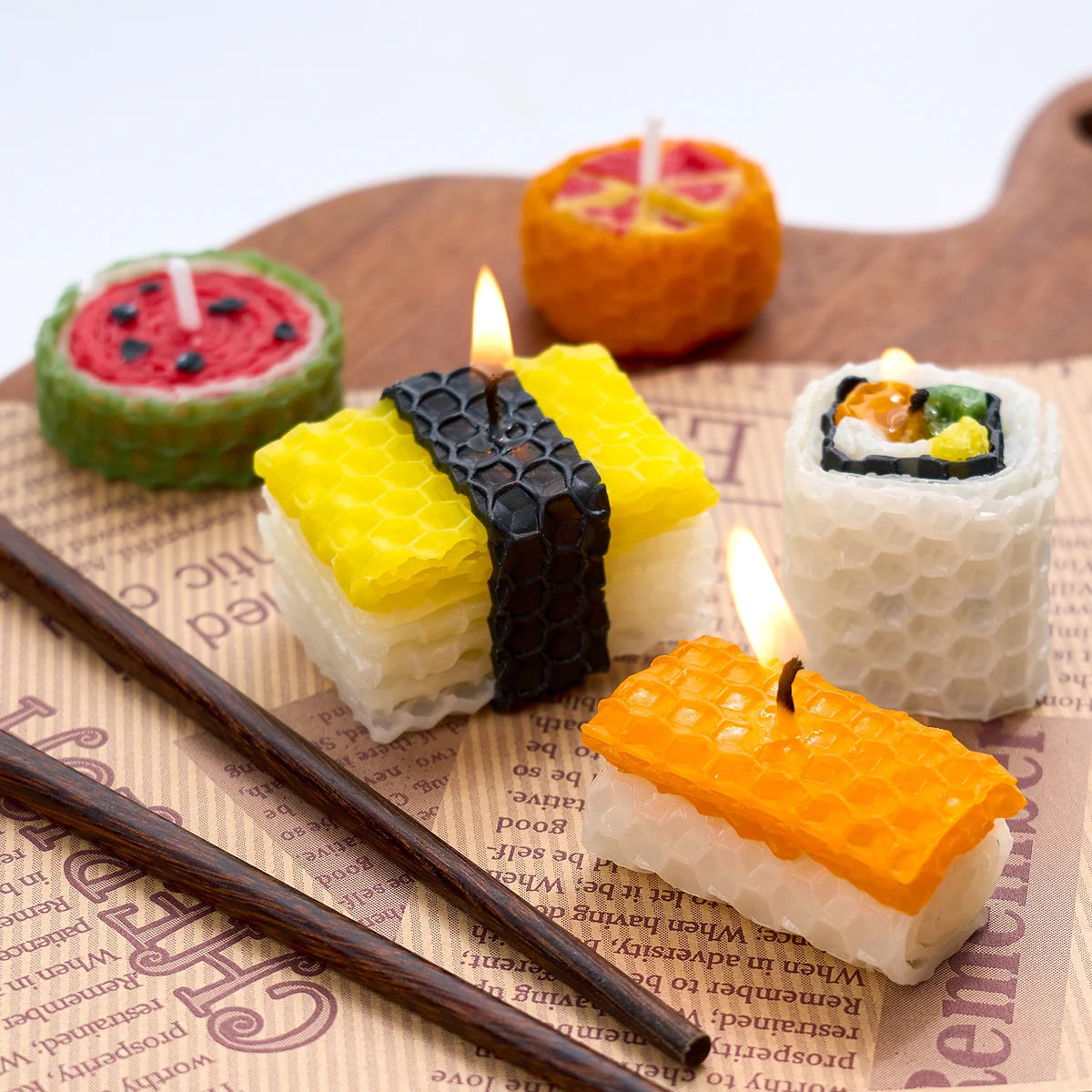 6개입 12색상 컬러 밀랍 시트 캔들 롤 만들기 공예  - Beeswax Sheet Roll 리뷰 및 가격