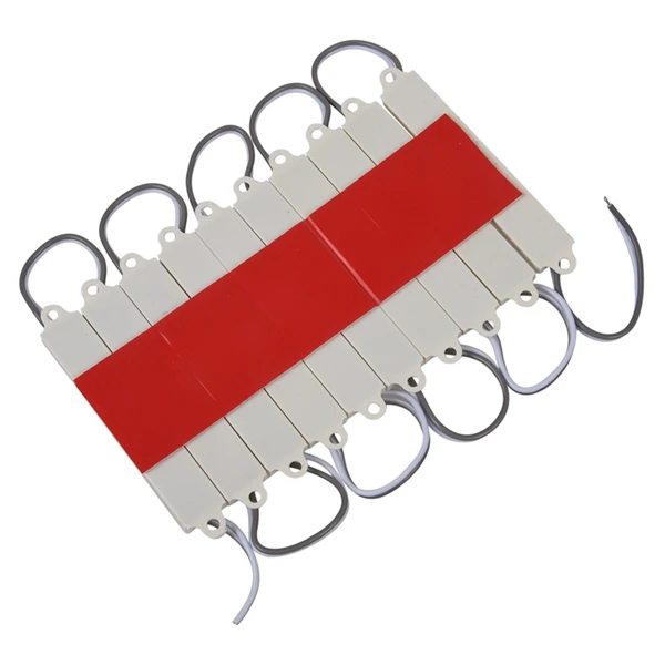Led Module Strip 1*10pcs 5050 SMD 3 LED Module LED Strip String Light Waterproof DC 12V Cool White